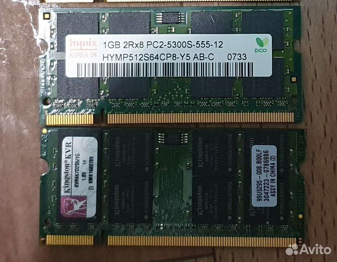 Оперативная память ddr2 для ноутбука