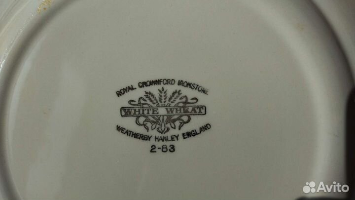 Коллекционная тарелка Weatherby Hanley England