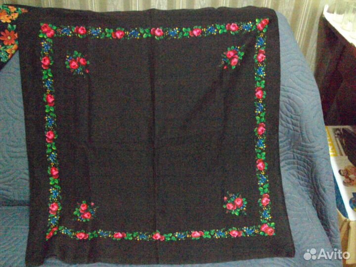 2 шерстяных женских платка СССР