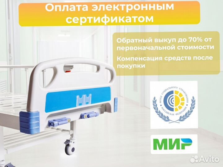 Медицинская кровать функциональная