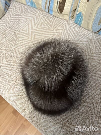 Шапка новая женская из чернобурки