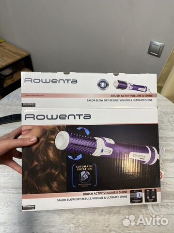 Щетка-фен rowenta brush activ