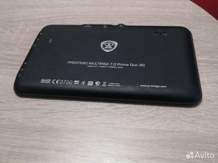 Планшет prestigio multipad 7.0 prime Duo 3g