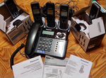 Радио телефон Panasonic kx-6451ru +5 трубок
