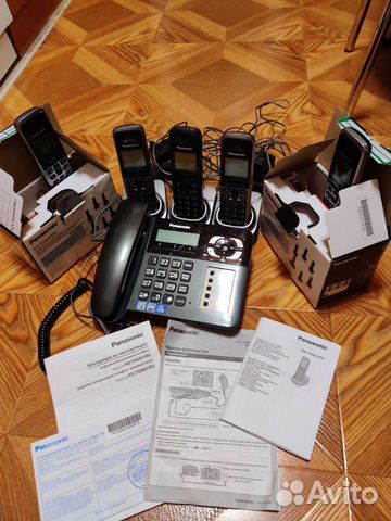 Радио телефон Panasonic kx-6451ru +5 трубок объявление продам