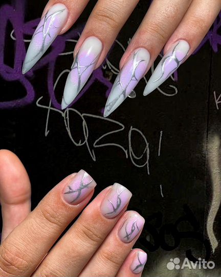 Наращивание, маникюр, покрытие