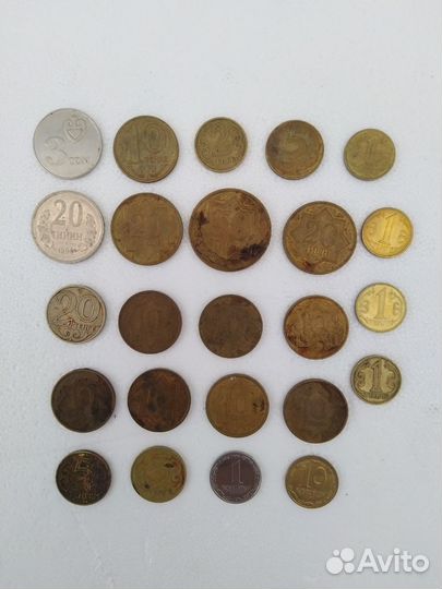 Монеты разных стран, одним лотом