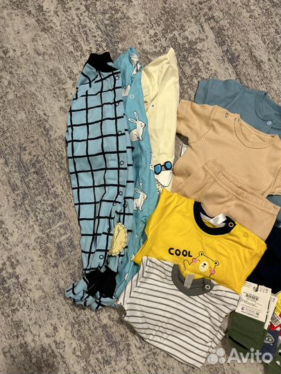 Вещи пакетом на мальчика 68
