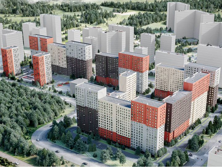 2-к. квартира, 43,4 м², 17/19 эт.