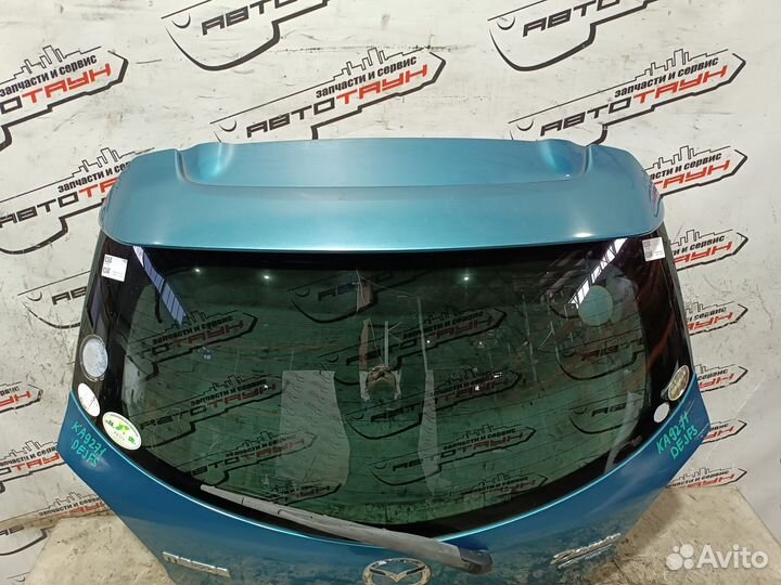 Дверь задняя mazda demio mazda2 DE DE3AS DE3FS DE5FS dejfs D6Y16202XA синий, 40E KA9271