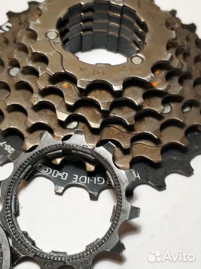 Shimano кассета CS-HG20-7, шатуны со звездой