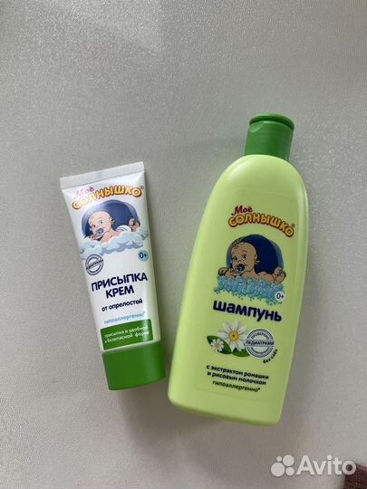 Шампунь и присыпка детские