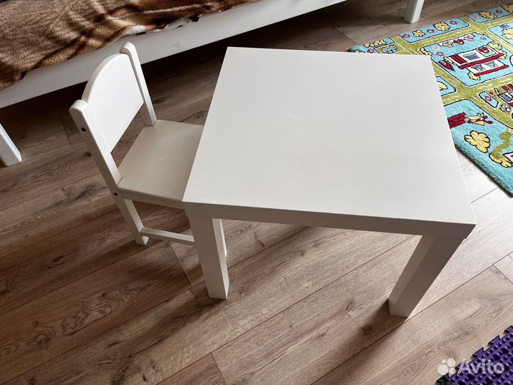 Детский стол и стул IKEA