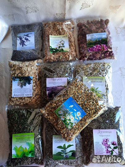 Травы Крыма в пакетиках