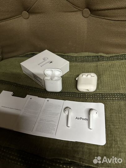 Беспроводные наушники AirPods 2 Оригинал рабочие