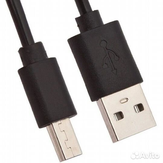 Кабель USB 2.0 - Mini USB, М/М, 1 м, LP