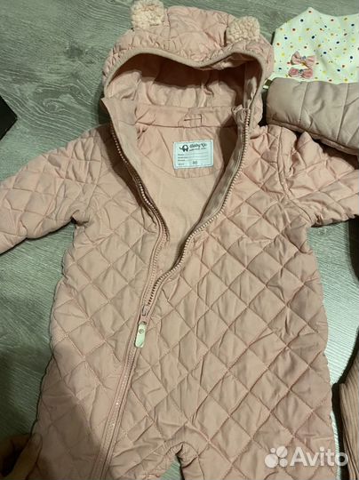 Вещи пакетом для девочки 74 80