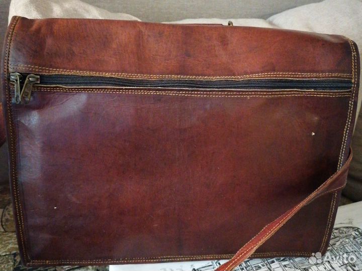 Мужской кожаный портфель