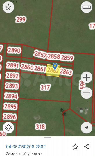 Участок 43,4 сот. (СНТ, ДНП)