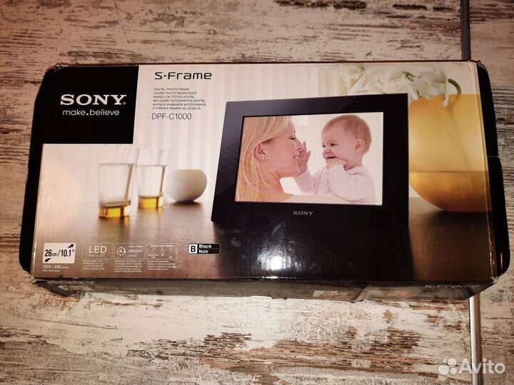 Цифровая фоторамка sony 10.1 (26 см)