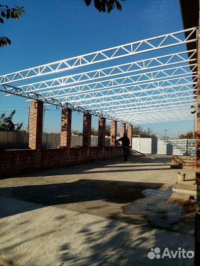 Сварочные работы, навесы заборы