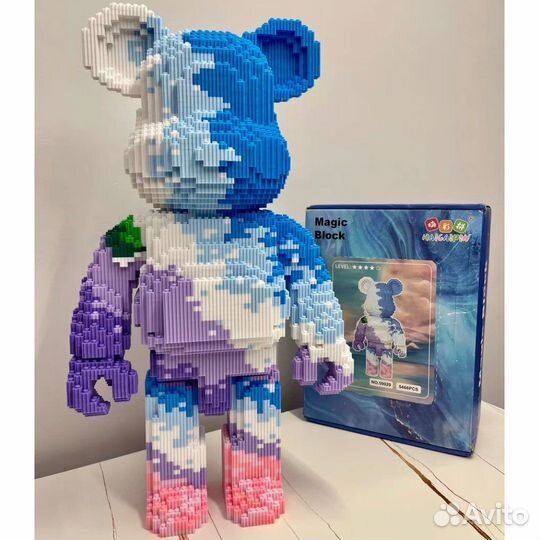 3d конструктор, медведь BearBrick, лего, lego