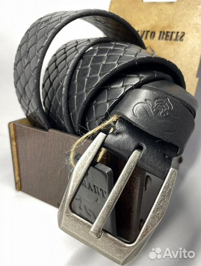 Мужской кожаный ремень