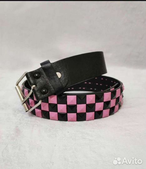 Ремень с заклепками y2k эмо