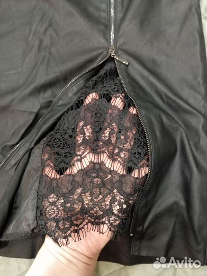 Юбка женская кожзам 48 50