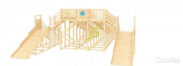 Зимняя горка 