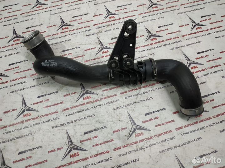 Патрубок интеркулера om646 w203 Mercedes верхний