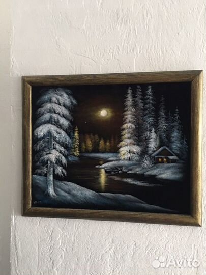 Картина на бархате