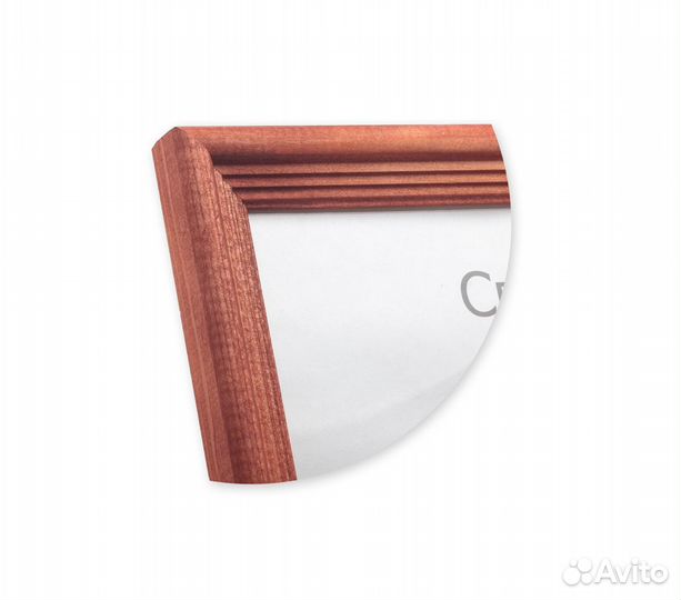 Рамка для фото А4, коричневый, дерево