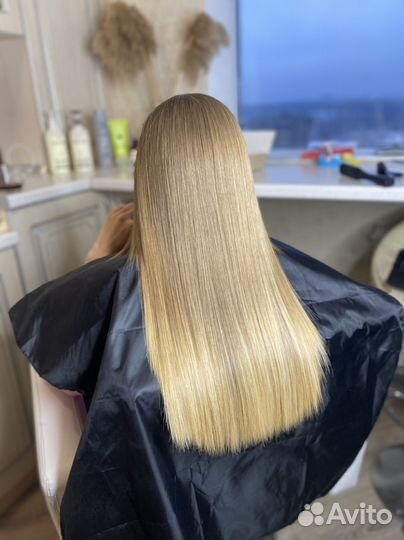 Кератиновое выпрямление