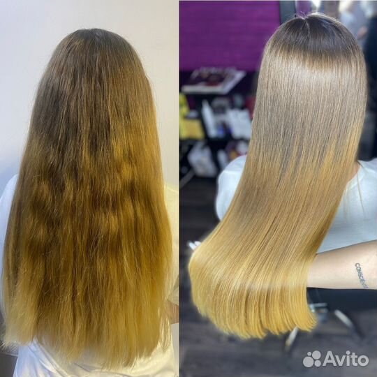 Кератиновое выпрямление