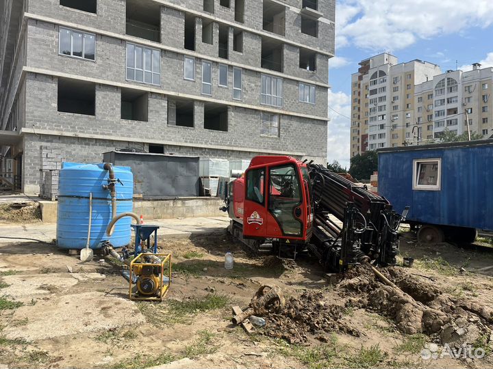 Гнб, прокол под дорогой