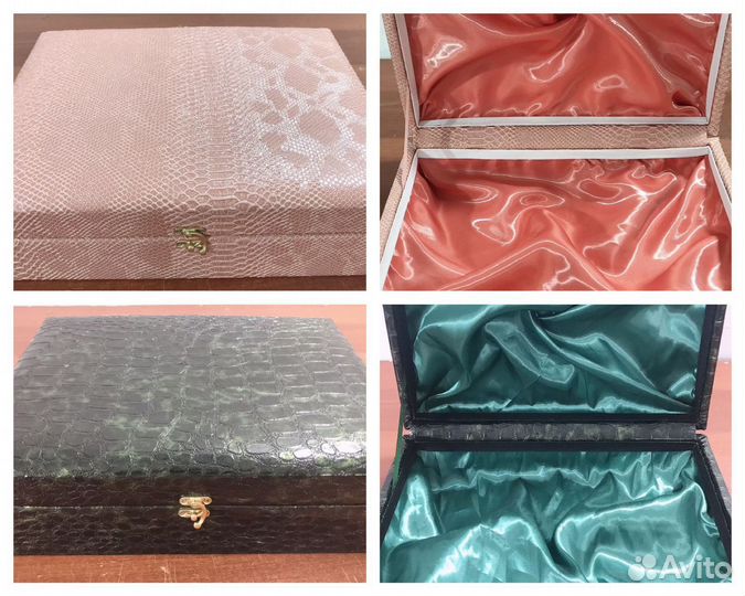 Подарочные коробки, шкатулки и чемоданны