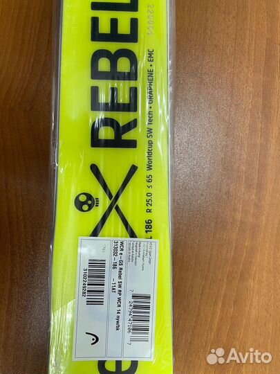 Эксклюзивные Лыжи head WCR e-GS Rebel Master 186