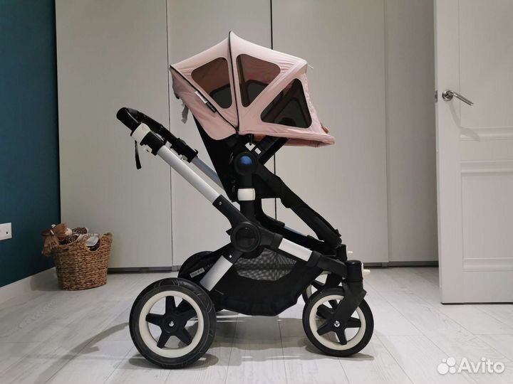 Коляска bugaboo buffalo 2 в 1 soft pink
