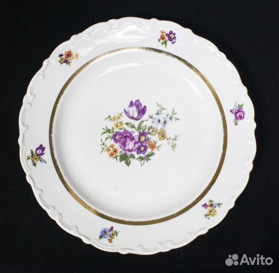 Набор Тарелки под второе 2 шт. Мейсенский букет