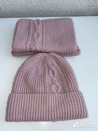 Шапка и снуд для девочки