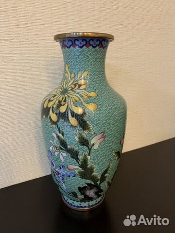 Ваза китай клуазоне