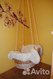 Подвесная колыбелька ручной работы