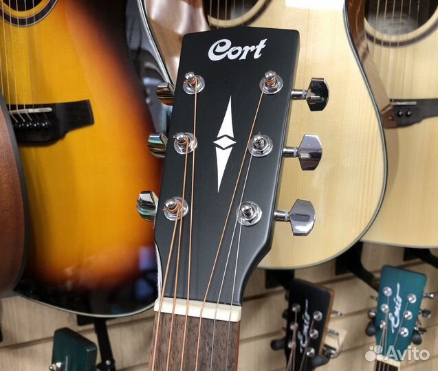 Акустическая гитара Cort AF510-BKS