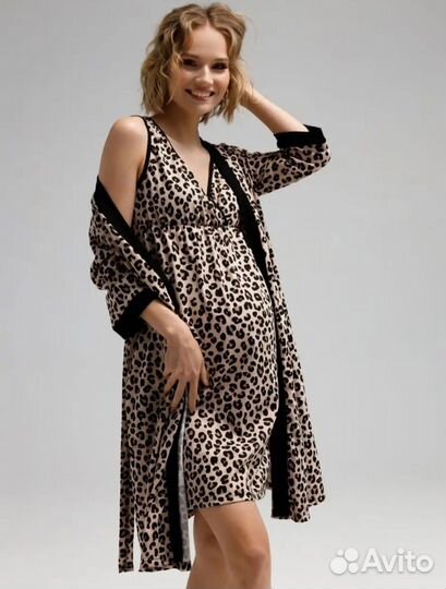 Халат и сорочка для беременных 44 46