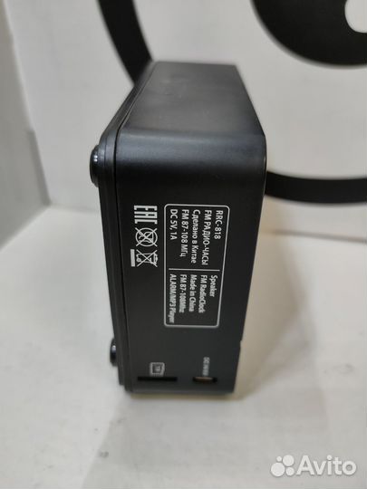 Радиобудильник Ritmix RRC-818 / Черный