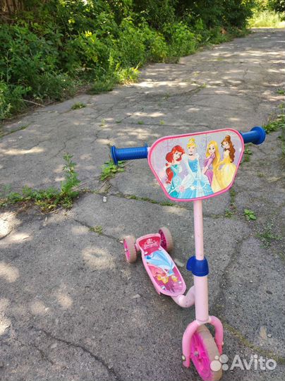 Самокат детский трехколесный бу