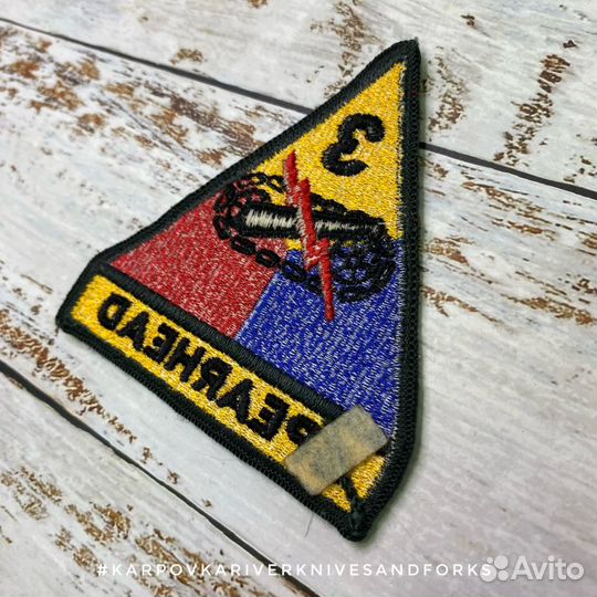 Нашивка 3rd Armored Division Spearhead, США