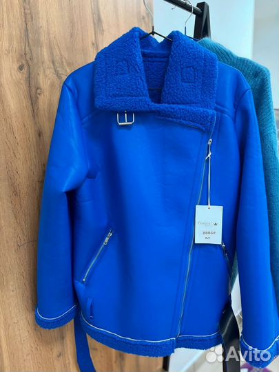 Дабленка авиатор синяя