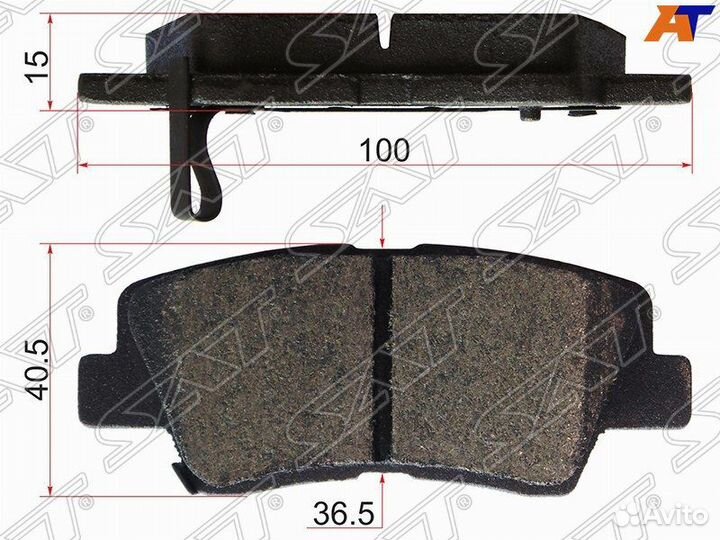 Тормозные тормозные задние на Хендай Solaris 1 (20